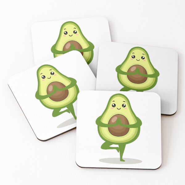 Item preview, Avocado yoga. Avocado kawaii character designed and sold by AllaMashycheva.