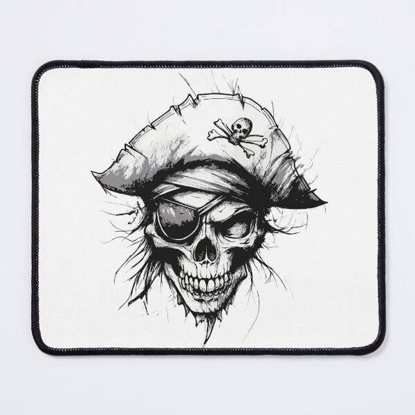 Item preview, pirate skull designed and sold by drizzd.
