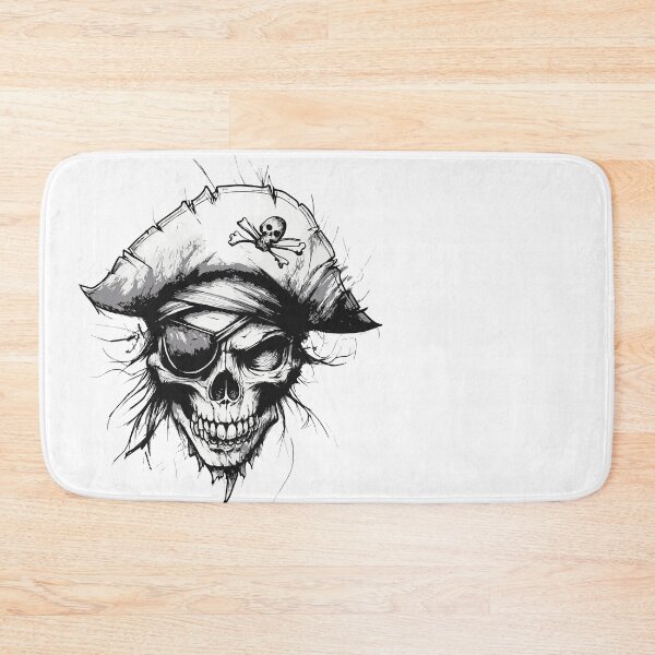 Item preview, pirate skull designed and sold by drizzd.