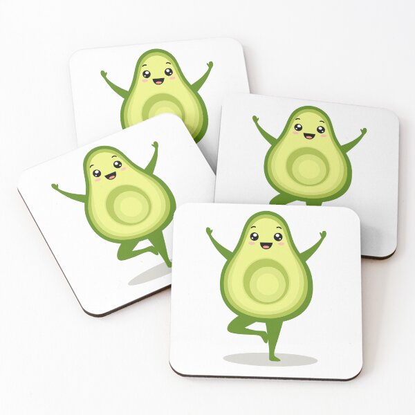 Item preview, Avocado yoga. Avocado character design designed and sold by AllaMashycheva.