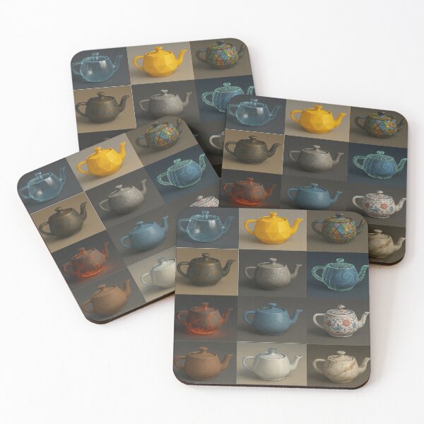 Item preview, 18 Legendary Utah Teapots – 3D Artist Tribute T-Shirt designed and sold by Pixelplanet3D.