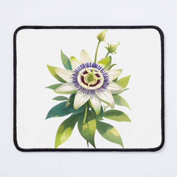 Item preview, White Passiflora 'Amethyst' designed and sold by HOMETOWN86.