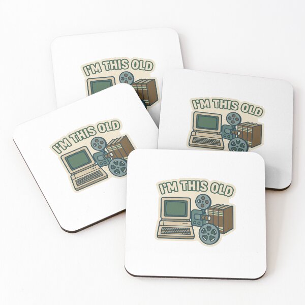 Item preview, I'm This Old - School Days Nostalgia - Apple Computer Filmstrip Projector Encyclopedia Sticker designed and sold by TimKirchgessner.