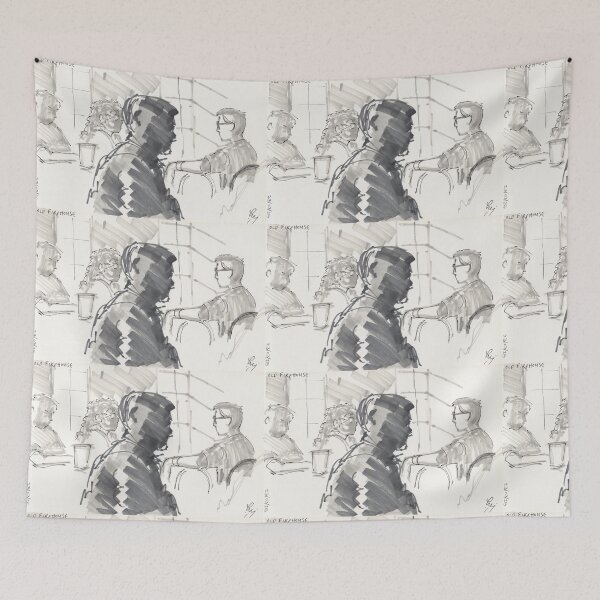 Item preview, People sitting in a pub drawing  designed and sold by MikeJory.