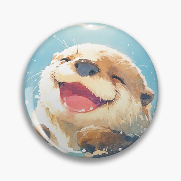 Artikelvorschau, Fröhliches Wasserotter-Splash entworfen und verkauft von AshiraCreations.
