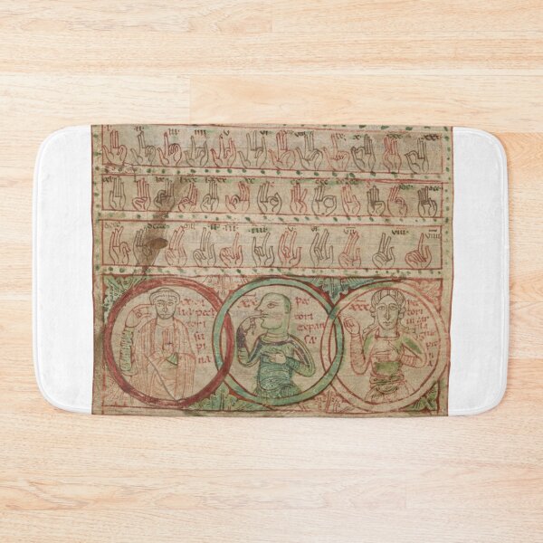 Item preview, Medieval sign language diagram designed and sold by IllmadeErrant.