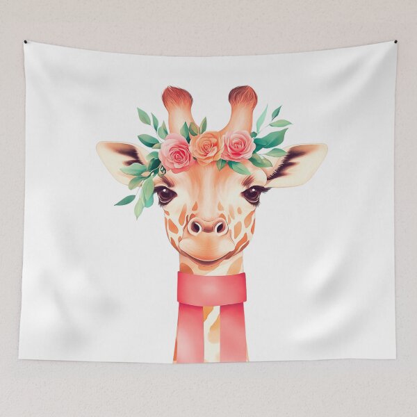 Item preview, Cute and stylish giraffe illustration – perfect for kids, animal lovers designed and sold by LizaRancel.