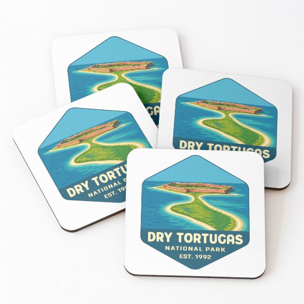 Item preview, Dry Tortugas National Park Retro Island Sticker designed and sold by Ismeal Von.