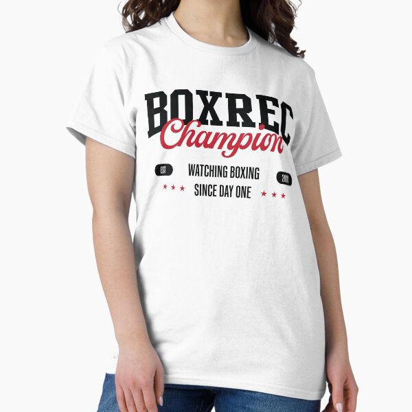 BoxRec Champion - White Shirt Version Classic T-Shirt