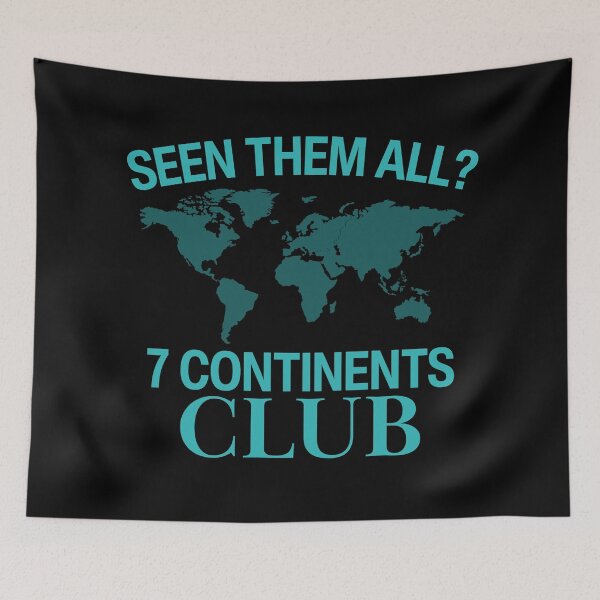 Item preview, Seven Continents Light Blue designed and sold by Guess4best.