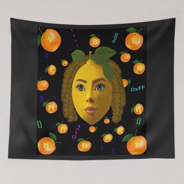Item preview, Cyber Mandarin Girl  - Cyber Tech Digital Art designed and sold by Felia001.