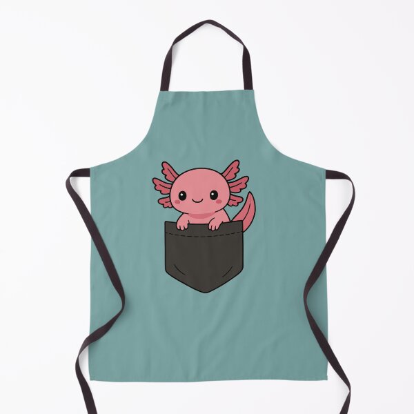 Item preview, Cute Axolotl Pocket Pal Funny Kawaii Amphibian Art designed and sold by chrisrivait.
