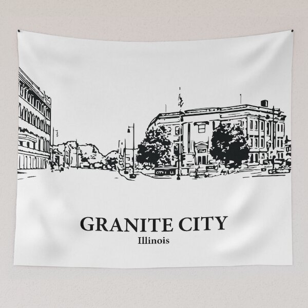 Item preview, Granite City - Illinois designed and sold by Lakeric Cityscapes.