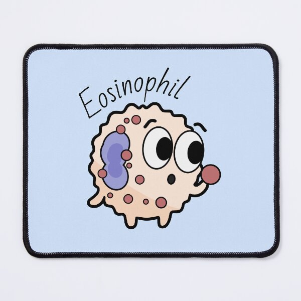 Item preview, Cute Eosinophil - Immune cells designed and sold by MicroMarket.