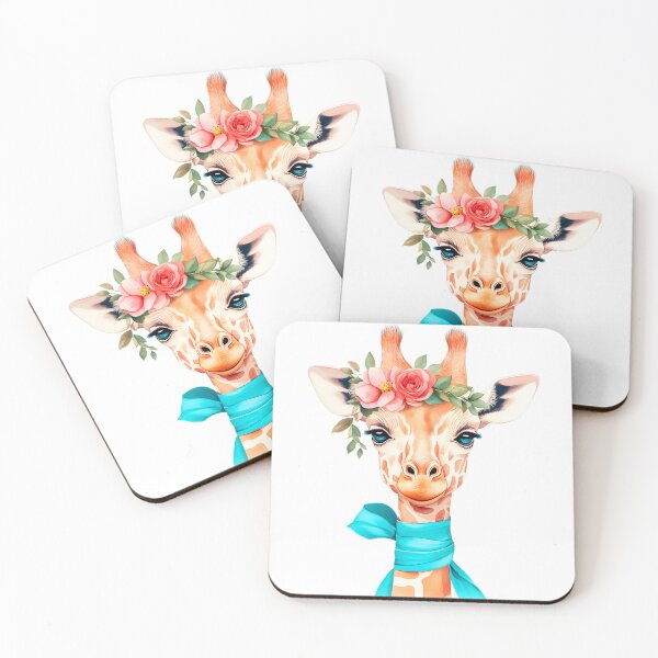 Item preview, Cute and stylish giraffe illustration, perfect for kids, animal lovers, and fun decor. designed and sold by LizaRancel.
