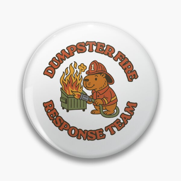 Item preview, Dumpster Fire Response Team Capybara designed and sold by CatLover-JBS.