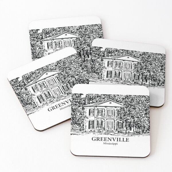 Item preview, Greenville - Mississippi designed and sold by Lakeric Cityscapes.