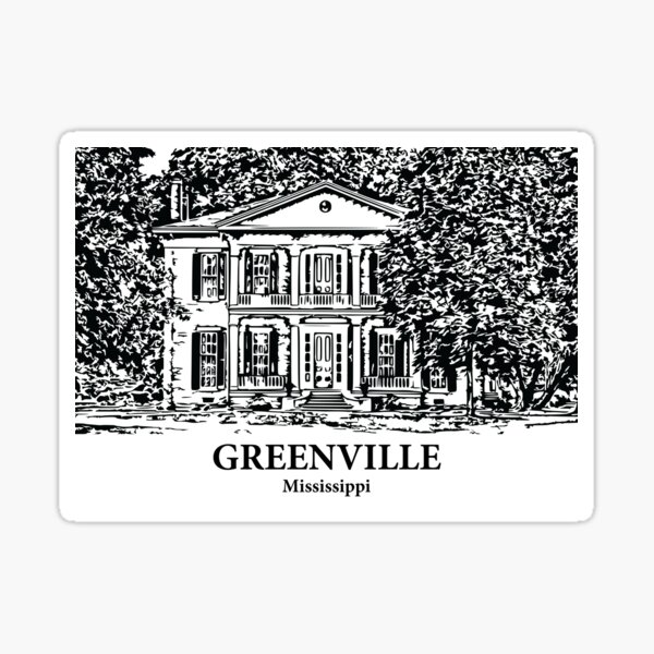 Item preview, Greenville - Mississippi designed and sold by Lakeric.