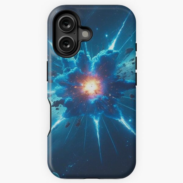 Item preview, Blue Nova Burst phone cover iPhone samsung designed and sold by SplashAura.