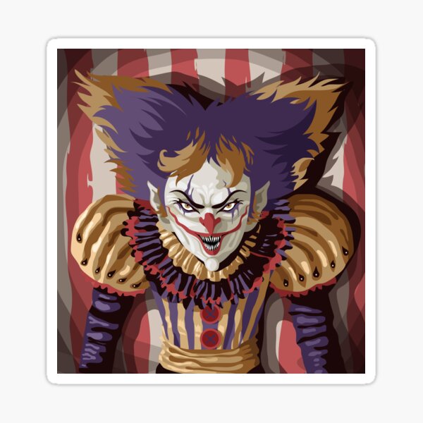 Item preview, evil clown in circus designed and sold by matintheworld ( delcarmat ).