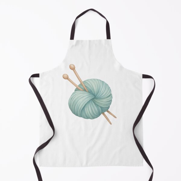 Item preview, Yarn and Knitting Needles Illustration for Yarn Lovers designed and sold by Stitch & Thread Studio.