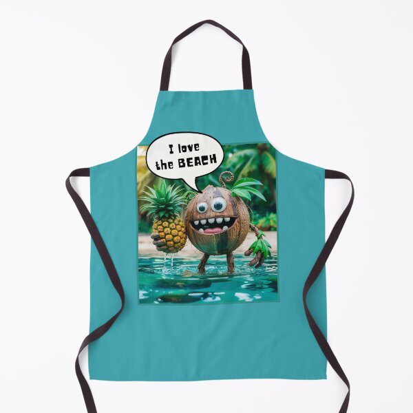 Item preview, I Love the Beach Coconut designed and sold by RWCarpenter.