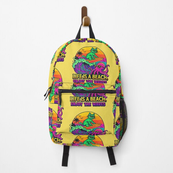 Item preview, Cat surfing the summer waves designed and sold by Rislam.