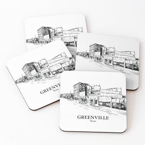 Item preview, Greenville - Texas designed and sold by Lakeric Cityscapes.