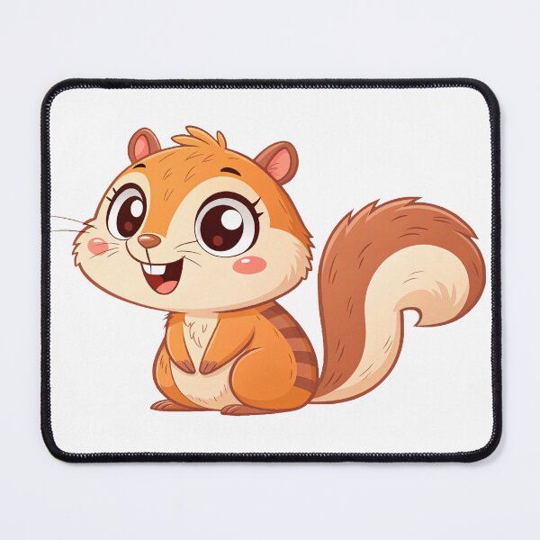 Item preview, Sticker template Cute cartoon chipmunk face kawaii designed and sold by elkuni.