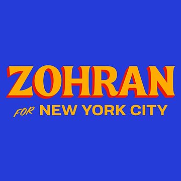 Artwork thumbnail, Zohran for New York City Sticker by EthosWear