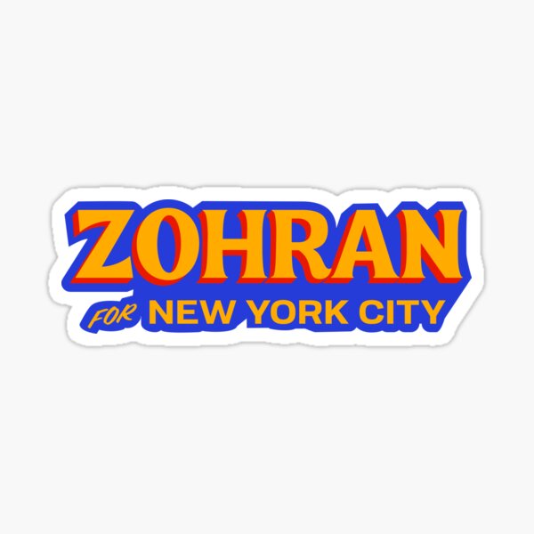 Zohran for New York City Sticker Sticker