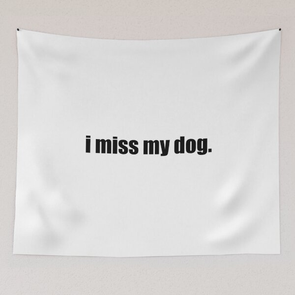 Item preview, I Miss My Dog Sticker designed and sold by stylishsketcher.