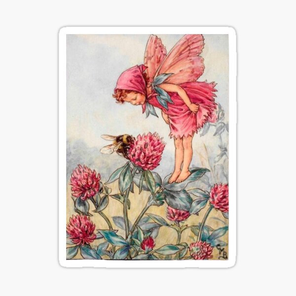 Item preview, Flower Fairy Pink | Cicely Mary Barker designed and sold by lea-lani.