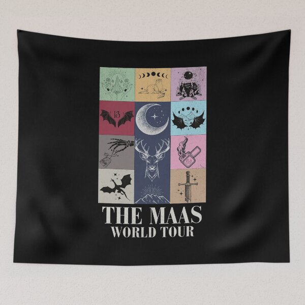 Item preview, The Maas World Tour Sarah J. Maas Fan Art designed and sold by MichaelBurnLove.
