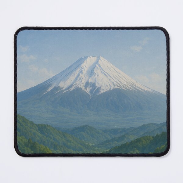 Item preview, Verdant Valley Beneath the Snow-Capped Mountain designed and sold by TheWonkyEaselCo.