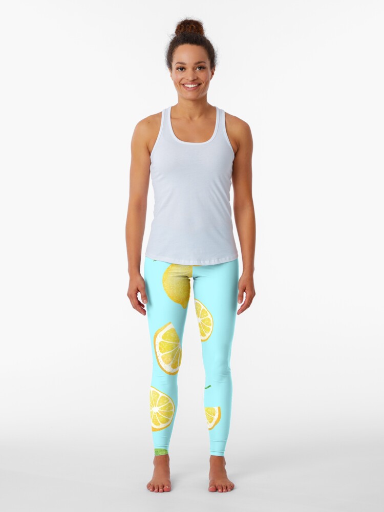 Leggings with sale lemons on them