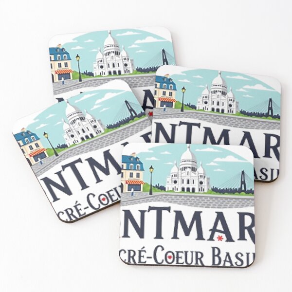 Item preview, Montmartre & Sacré-Cœur Basilica designed and sold by likbatonboot.