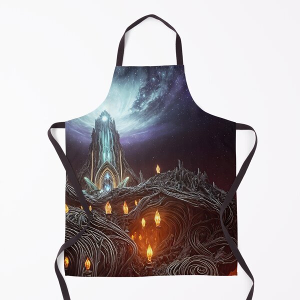 Artikelvorschau, Fantasieturm in mystischer Landschaft entworfen und verkauft von Ink Art Design.