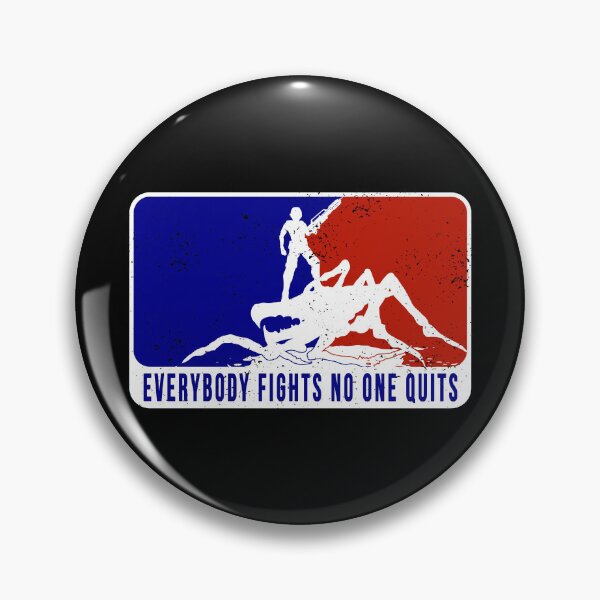 Item preview, Everybody Fights, No One Quits - distressed designed and sold by CCCDesign.