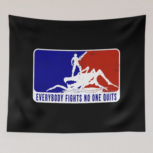 Item preview, Everybody Fights, No One Quits - distressed designed and sold by CCCDesign.