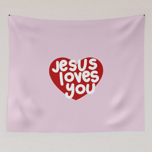 Item preview, JESUS LOVES YOU  designed and sold by xopaints.