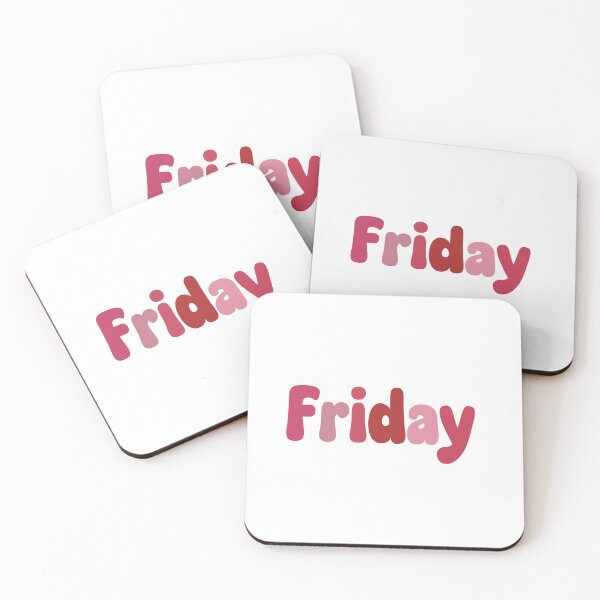 Item preview, Friday Calendar Pink Bubble Font designed and sold by cherry-snail.