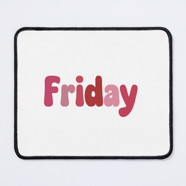 Item preview, Friday Calendar Pink Bubble Font designed and sold by cherry-snail.