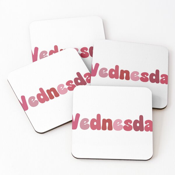 Item preview, Wednesday Calendar Pink Bubble Font designed and sold by cherry-snail.