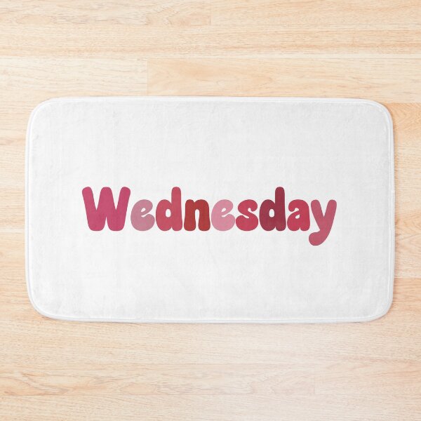 Item preview, Wednesday Calendar Pink Bubble Font designed and sold by cherry-snail.