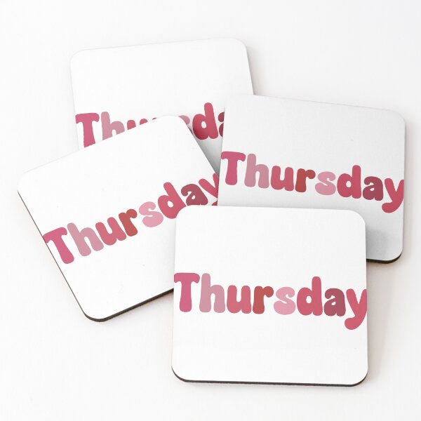 Item preview, Thursday Calendar Pink Bubble Font Sticker designed and sold by cherry-snail.