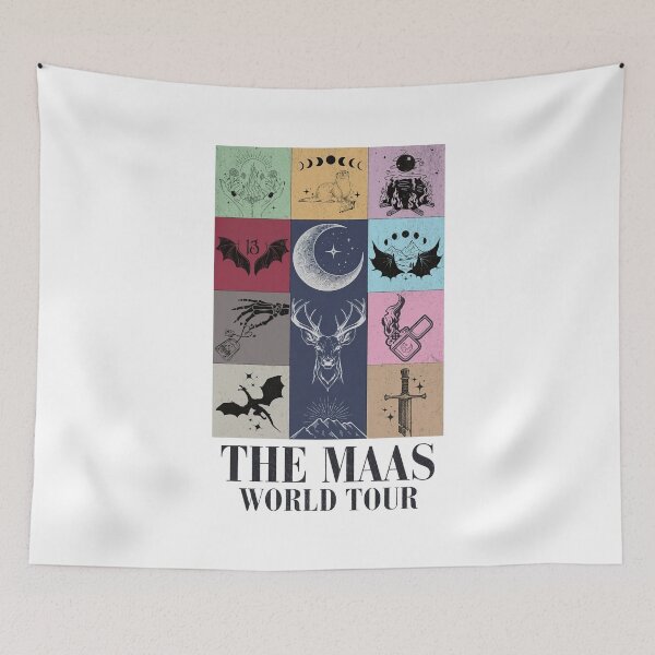 Item preview, The Maas World Tour Sarah J. Maas Fan Art designed and sold by MichaelBurnLove.