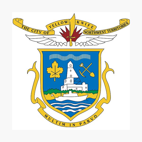 Item preview, Yellowknife Coat of Arms designed and sold by abbeyz71.