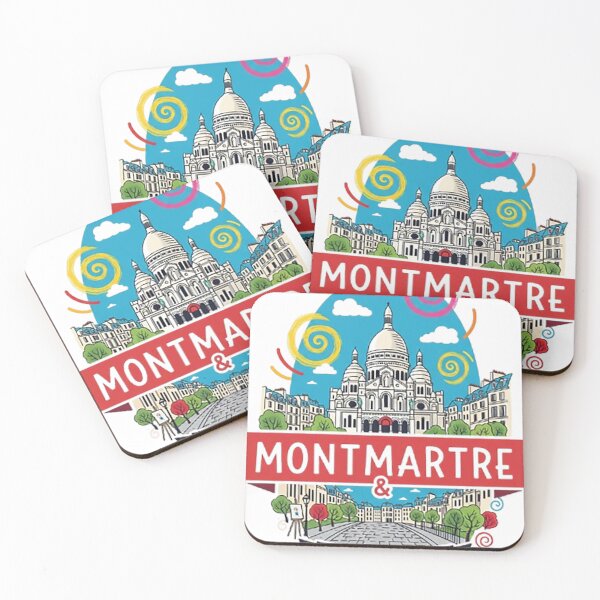 Item preview, Montmartre & Sacré-Cœur Basilica designed and sold by likbatonboot.
