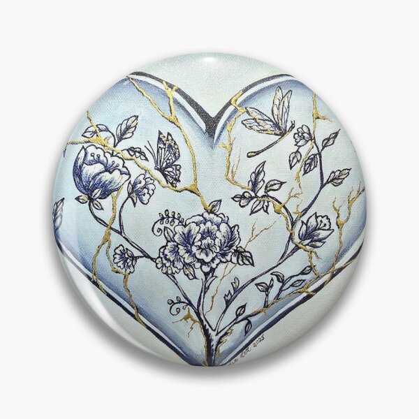 Item preview, Kintsugi Heart designed and sold by Sandra Lett.